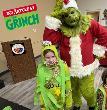 The Grinch with a grinchmas tree