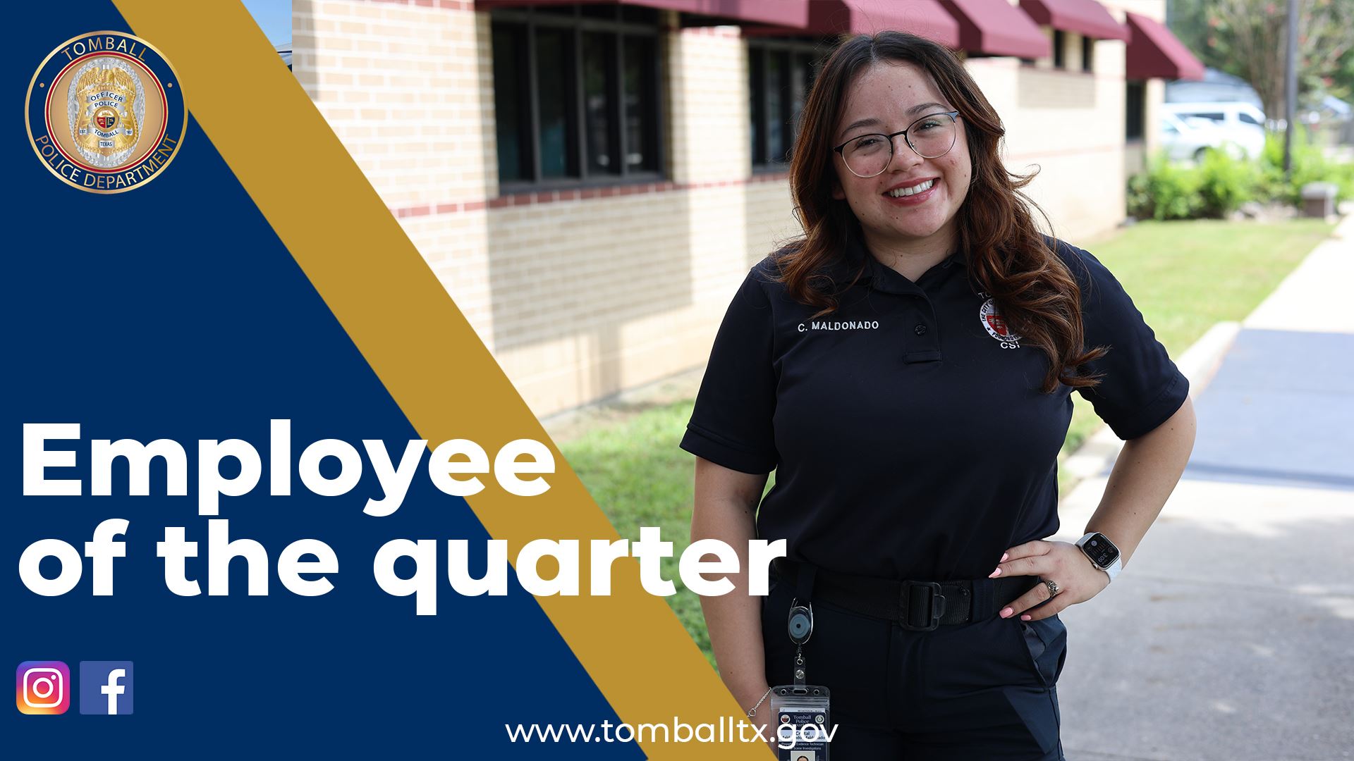 Officer of the month Cristal