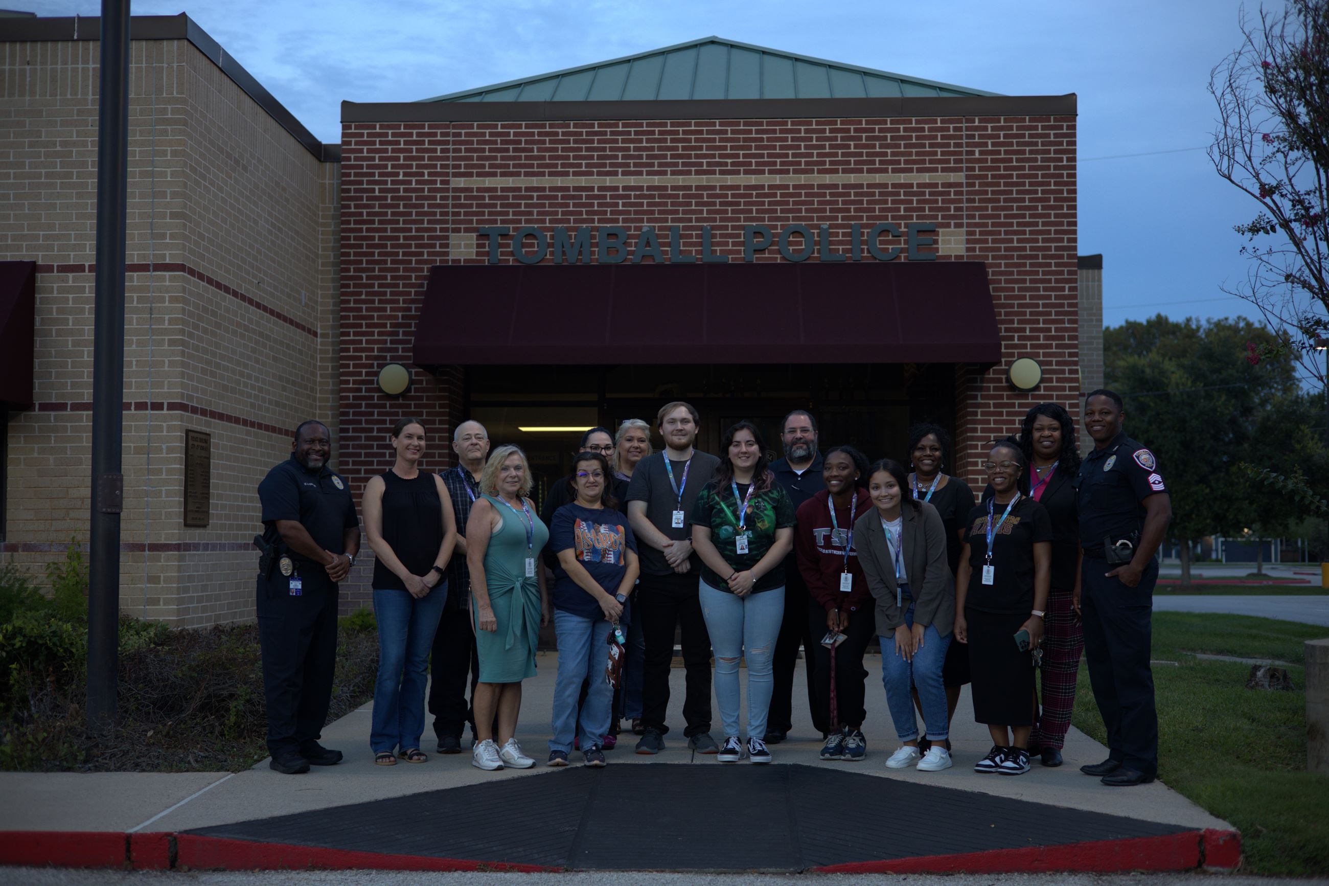 Citizen Police Academy group members