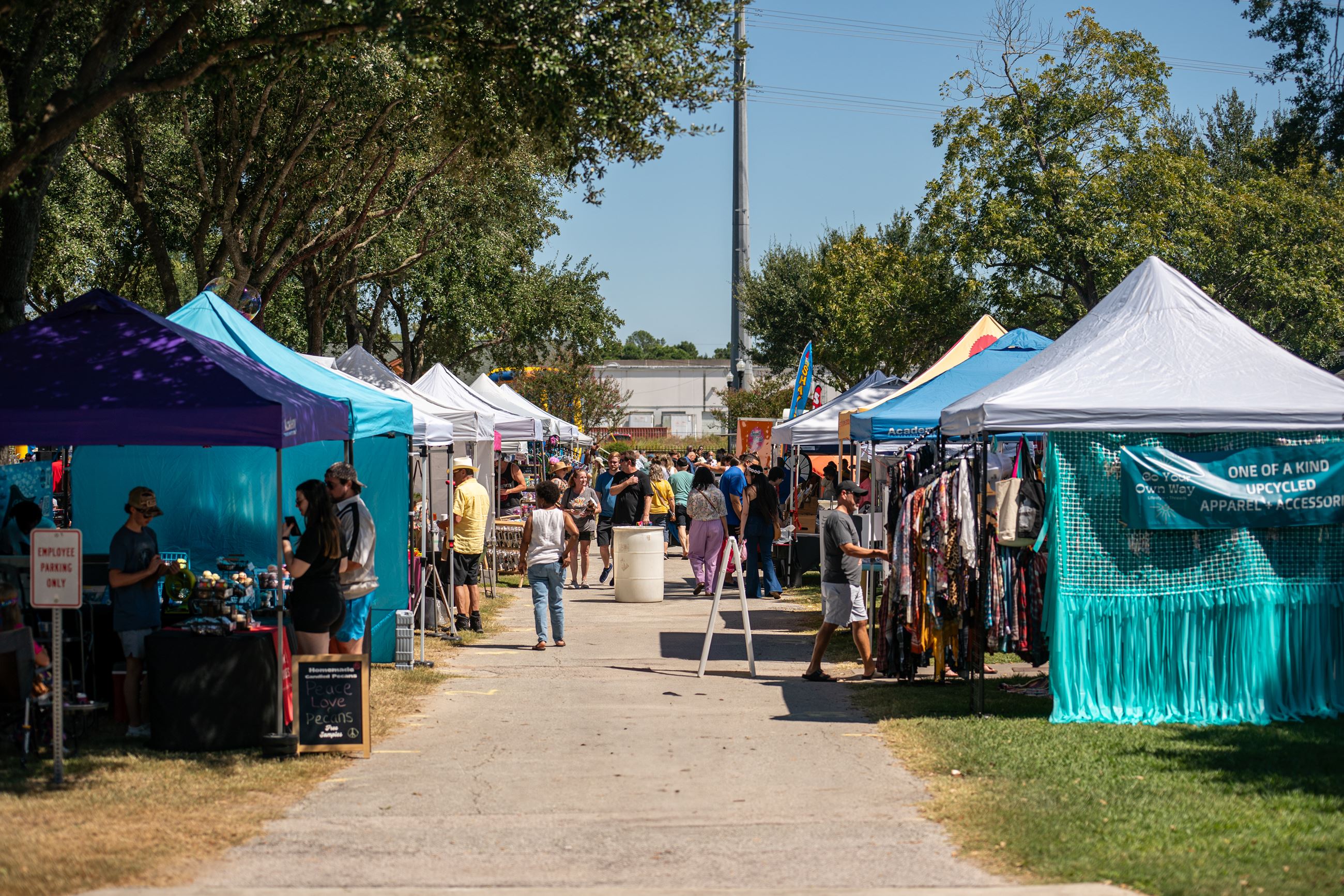 Image of Vendor Row at Groovfest 2024