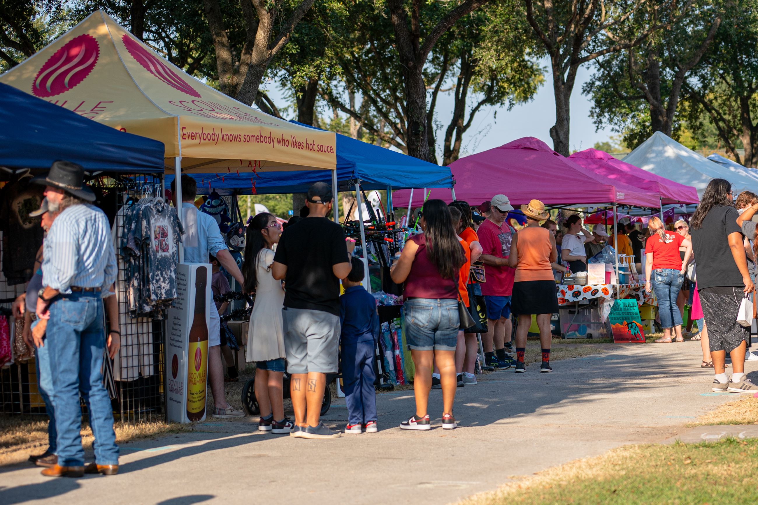 Image of Vendor Row at Spooktacular 2024