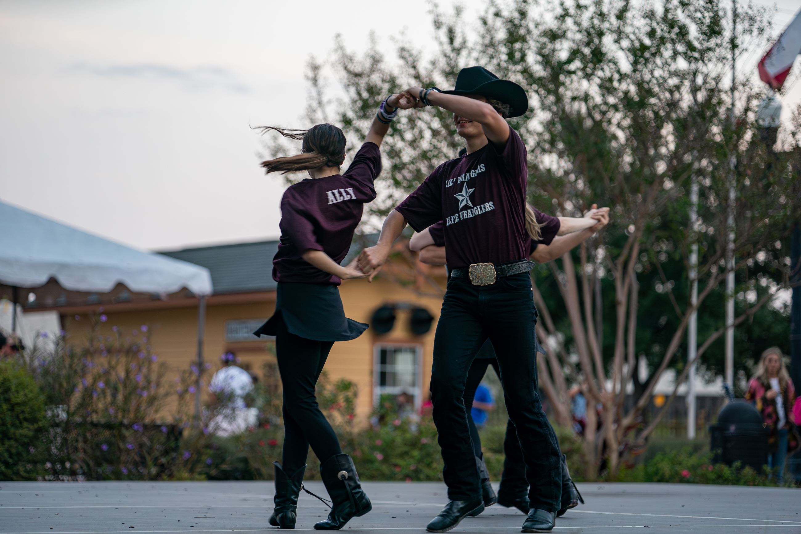 Image of dancing couple at 2024 Depot Day Fall Fest