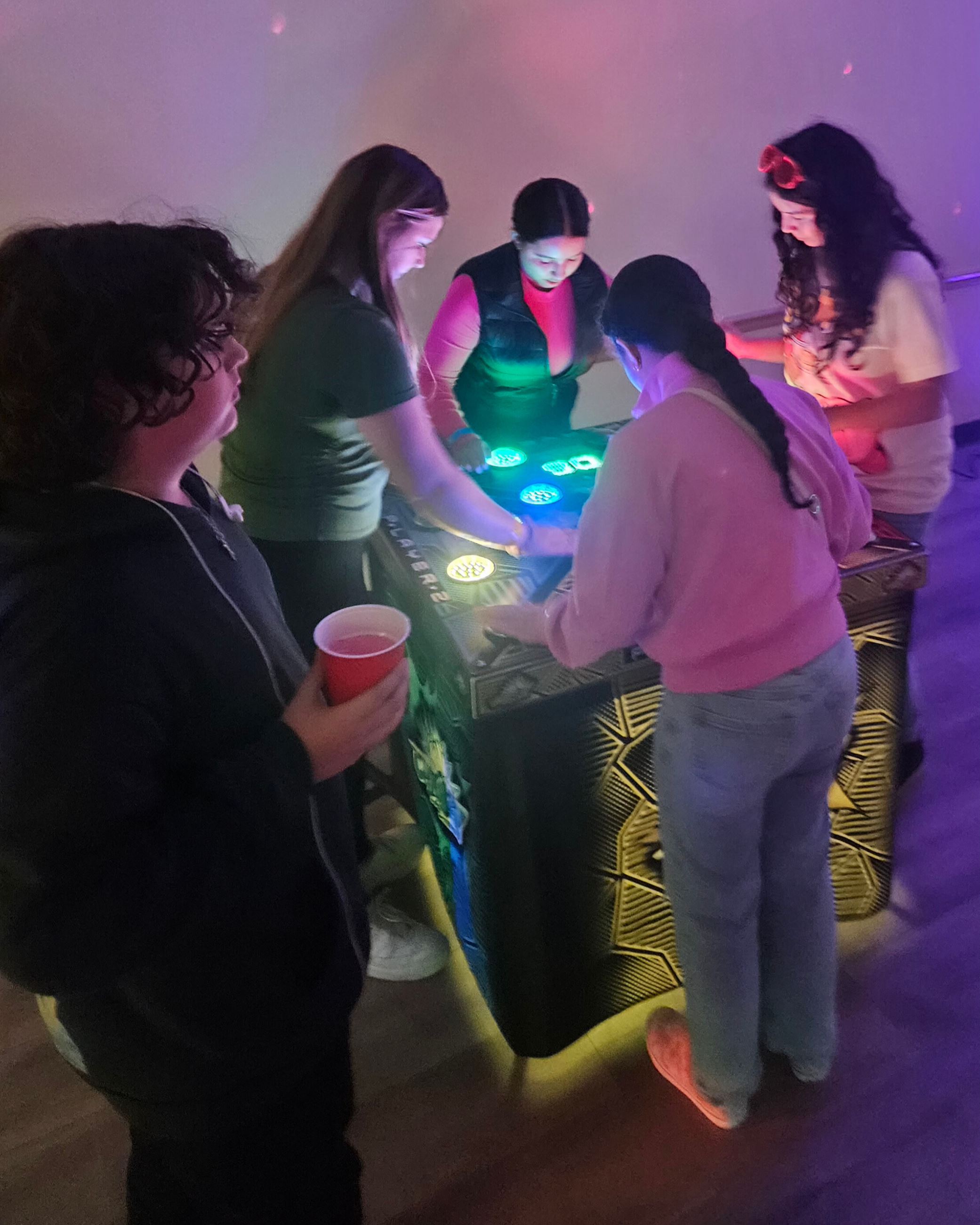 Photo of Tomball Community Center Valentines Day Party 2025 Attendees Playing Games