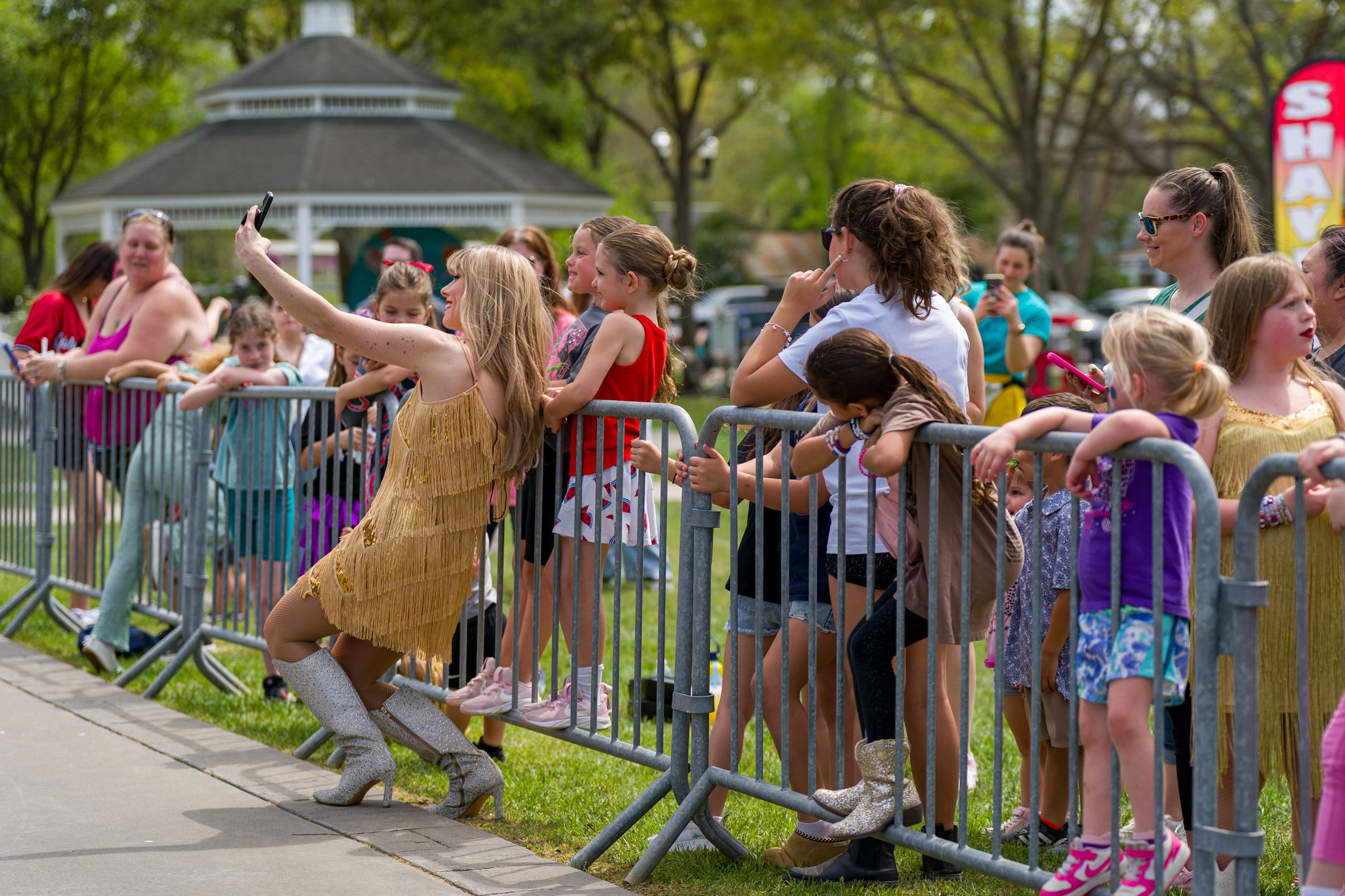 Image of Reputation - A Tribute to Taylor with fans at Choo Choo Chow Down 2025