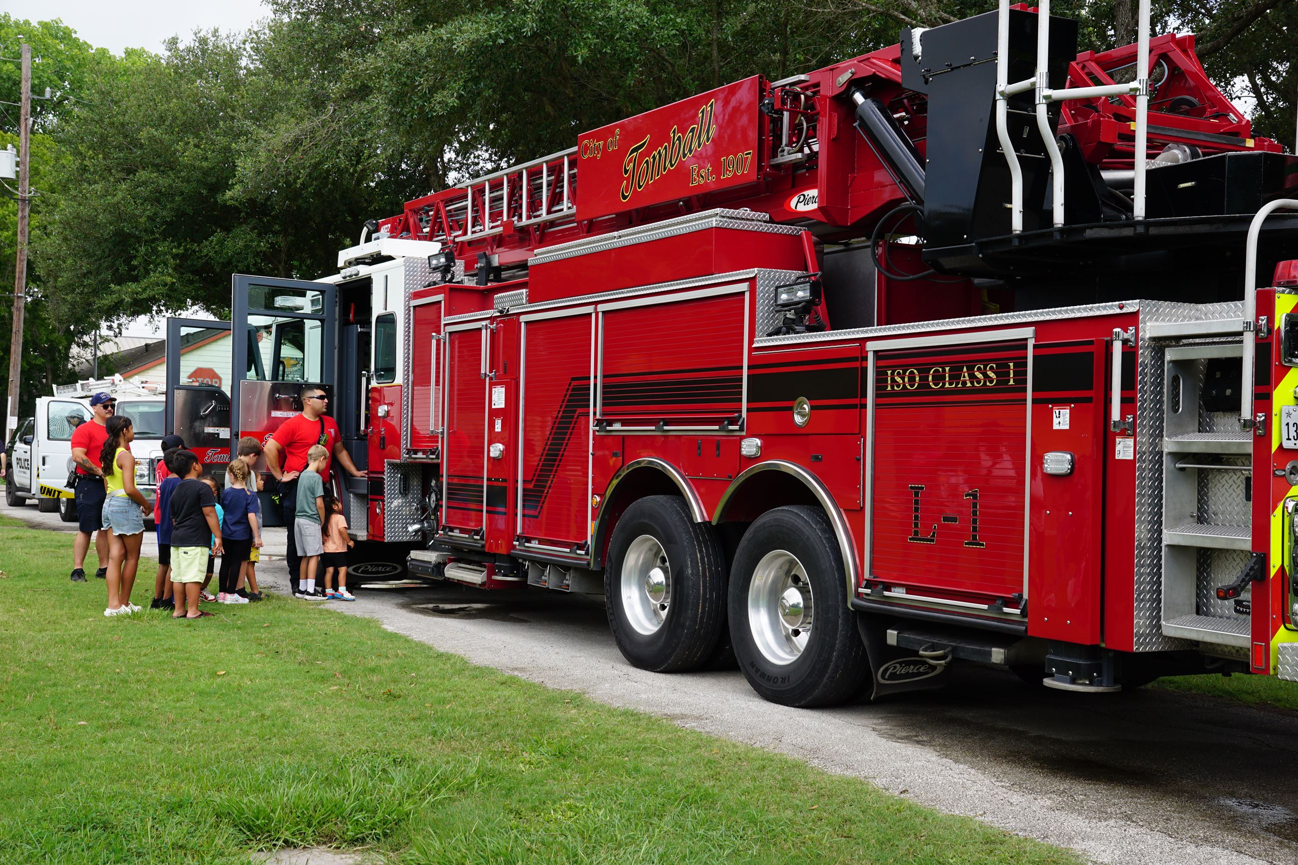 Image of Tomball Fire Rescue at Kids Club June 2025