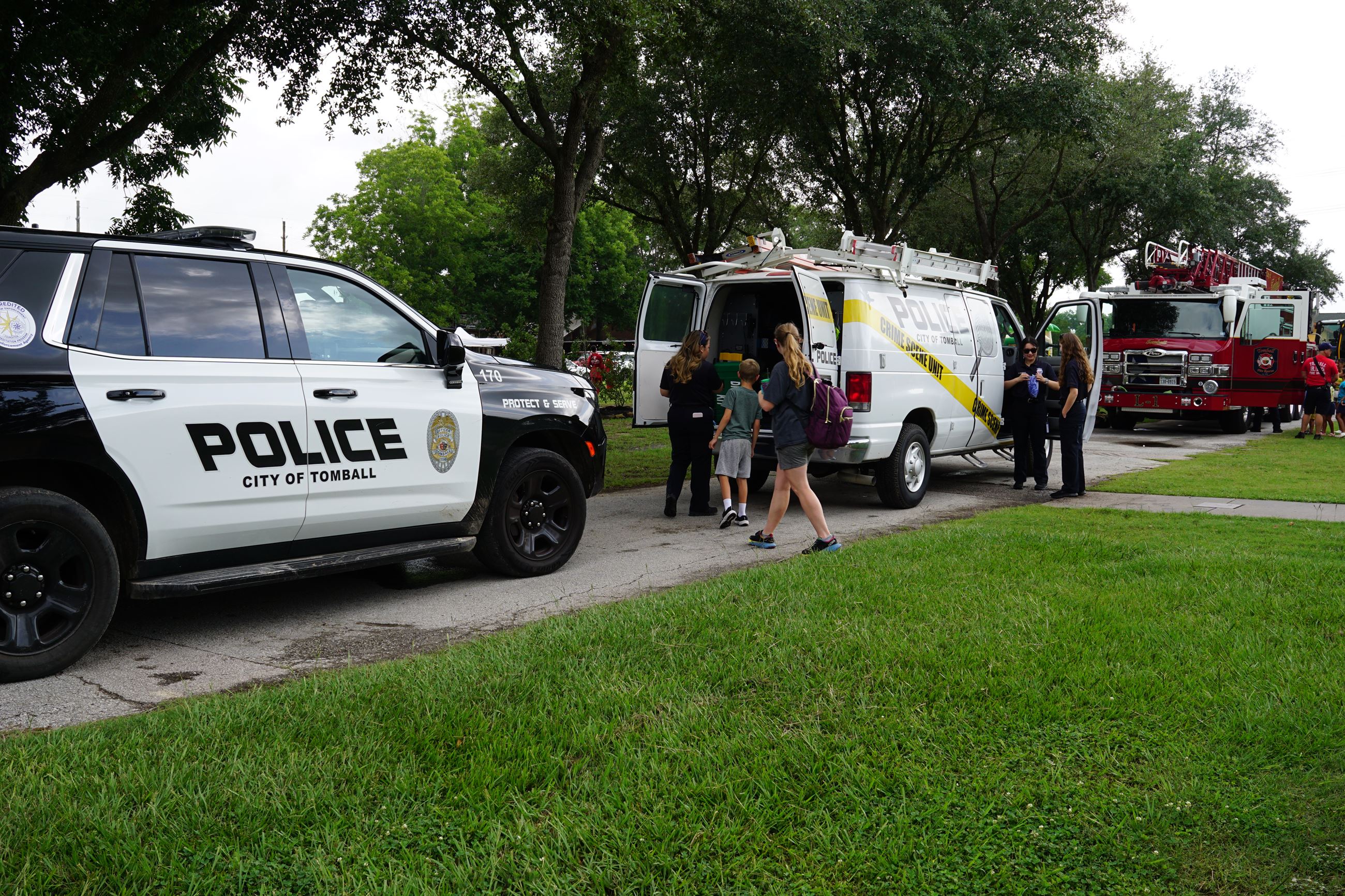Image of Tomball Police Department at Kids Club June 2025