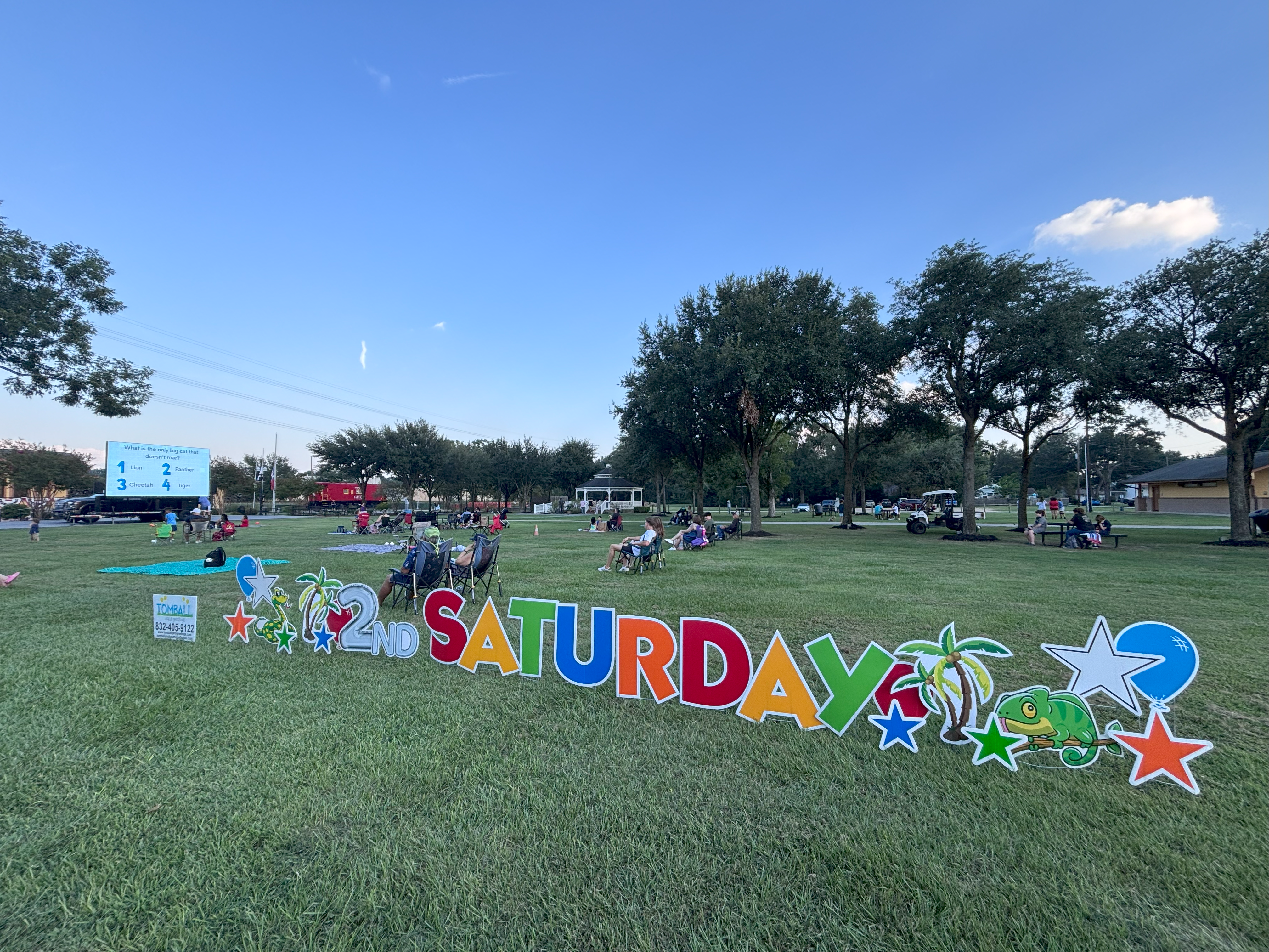 Image of Second Saturday Signage at the Depot for September 2025 