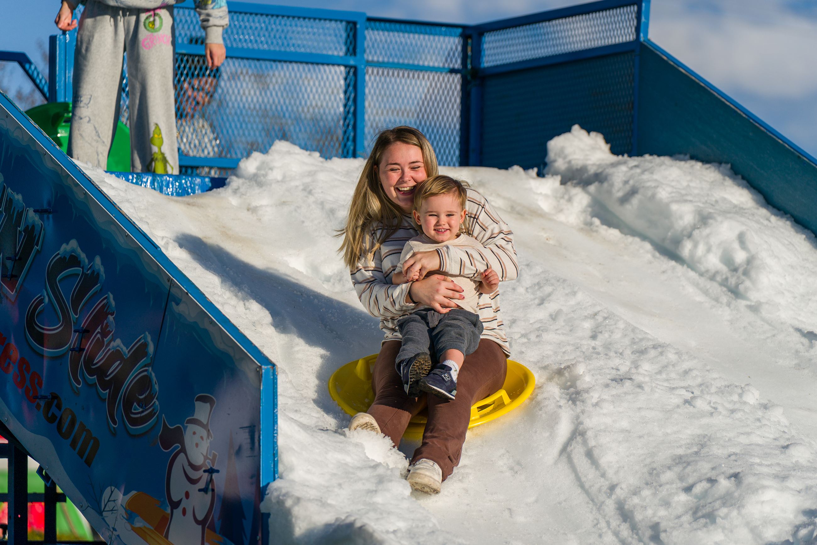 Image of Snow Slide at Deck the Depot 2025