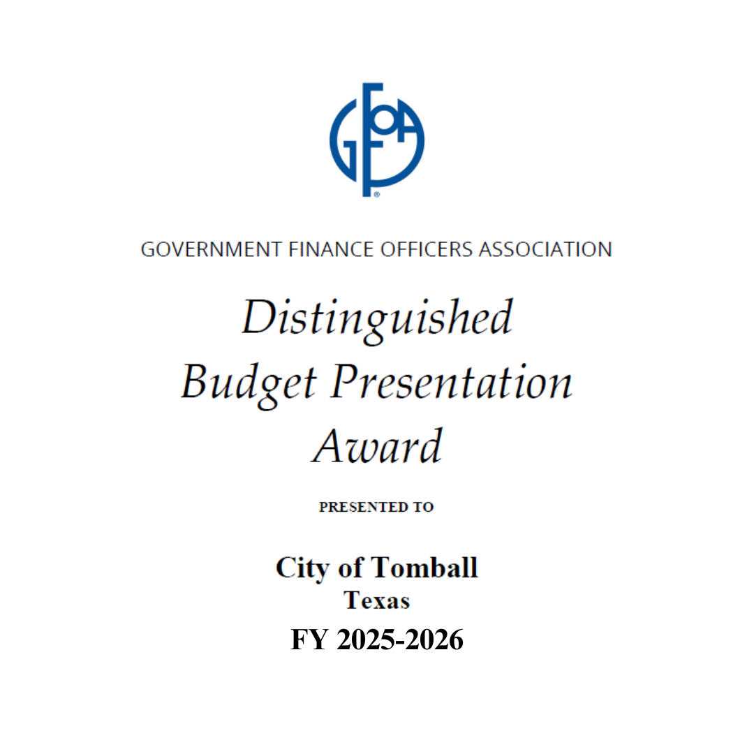 graphic of Distinguished Budget Presentation Award FY 2025-2026