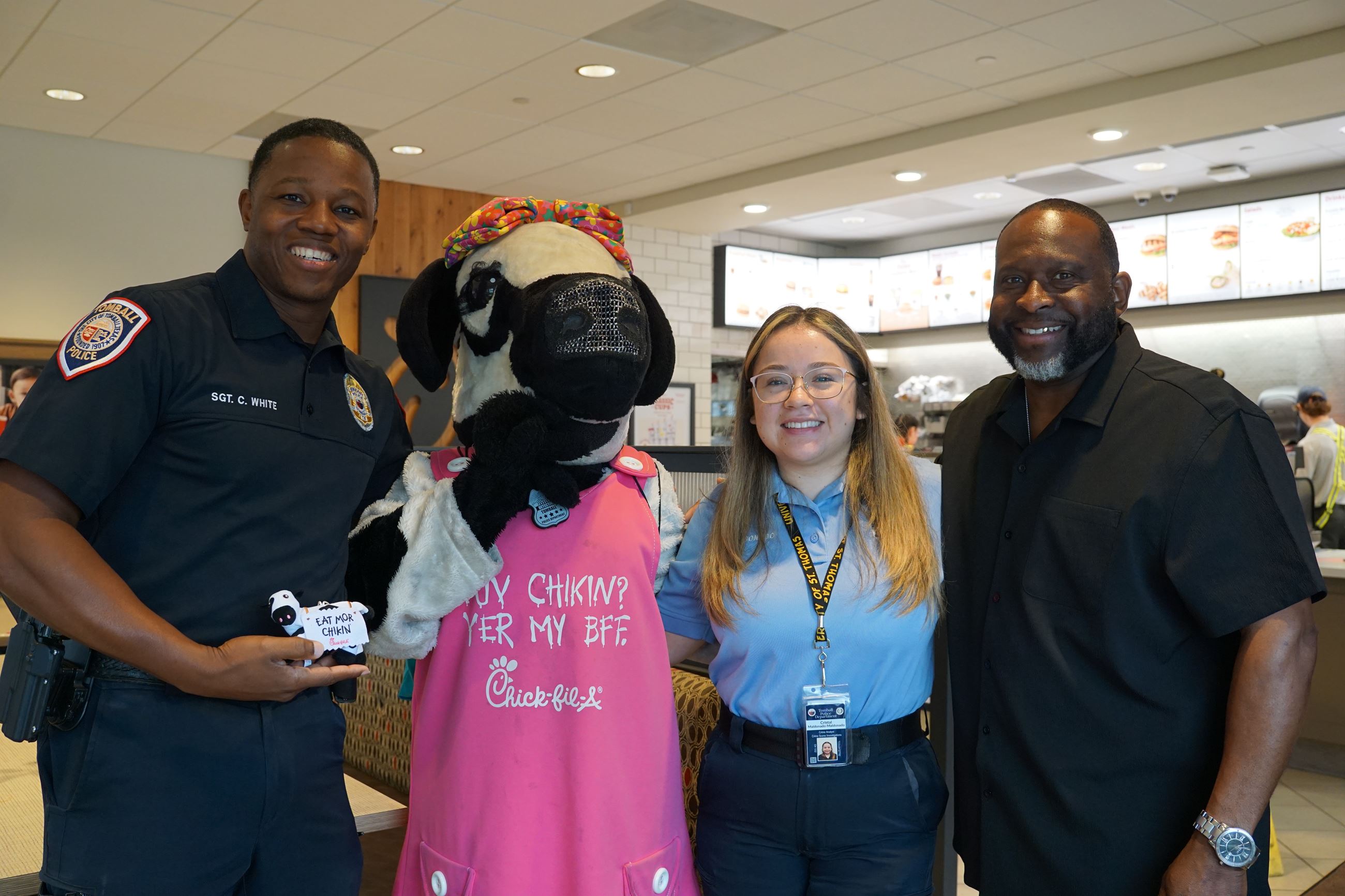 Image of Tomball Police Department Staff at February 2026 Coffee with a Cop