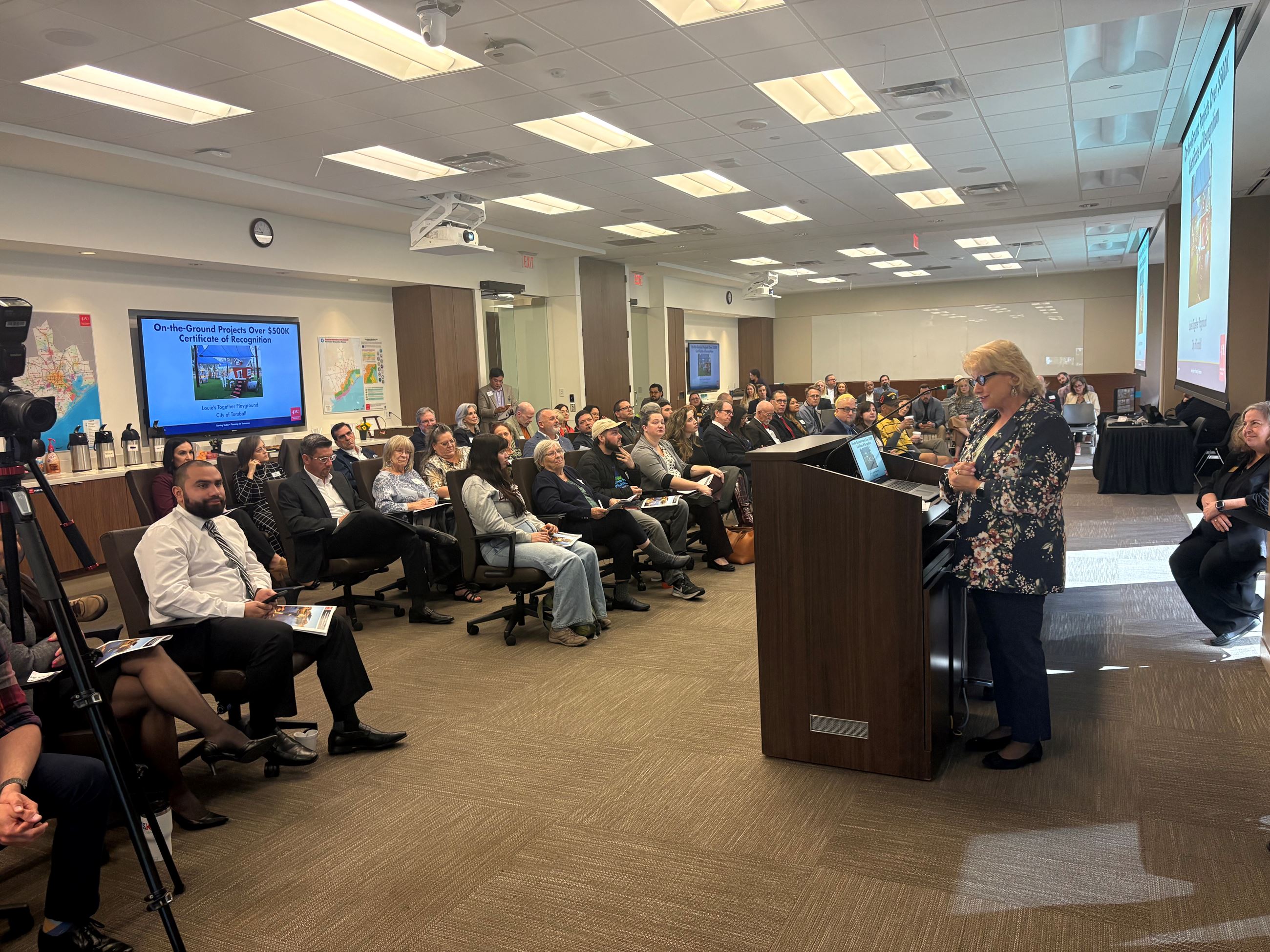Image of Audience at Louie's Together Playground HGAC Award 