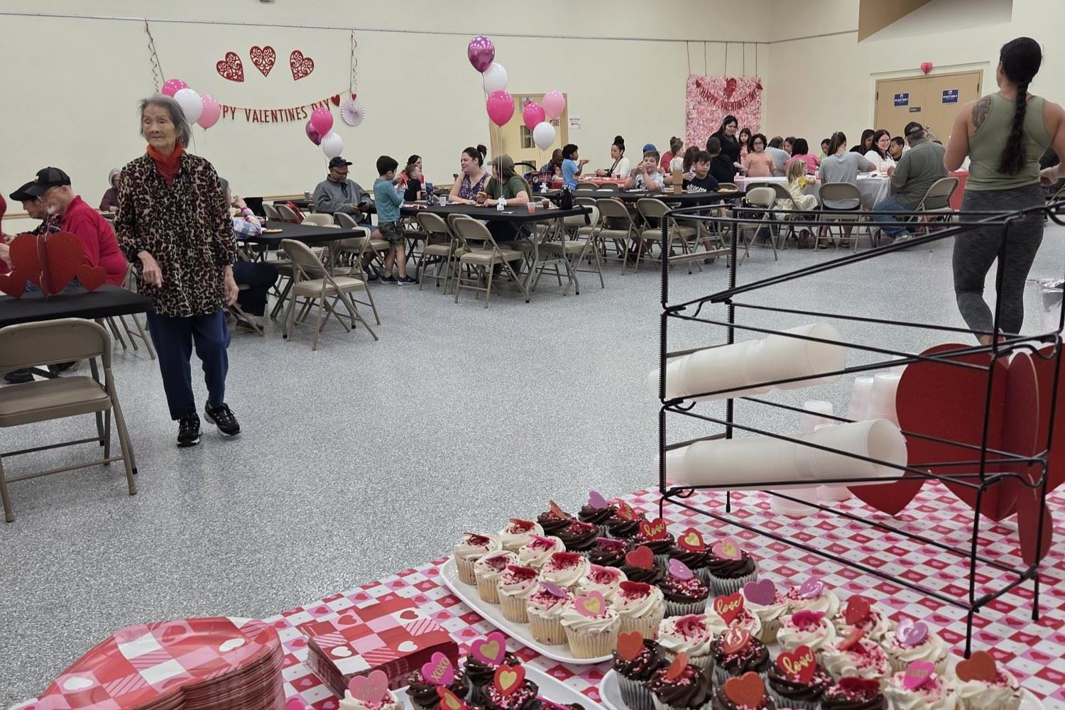 Image of guests enjoying activities at Tomball Community Center's February 2026 Valentine's Lu