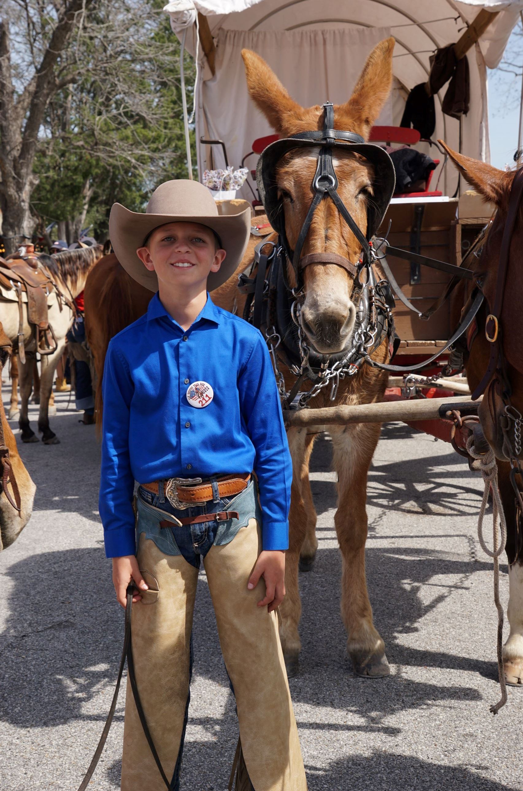 Image of Young Sam Houston Trail Rider Association Rider at February Reception 2026